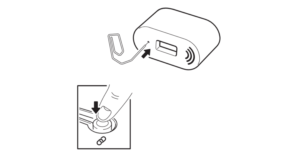 IKEA 電動ブラインド「トレダンセンTREDANSEN」設定のコツ
信号リピーターを工場出荷状態に戻す画像